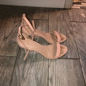 Nude pink heels